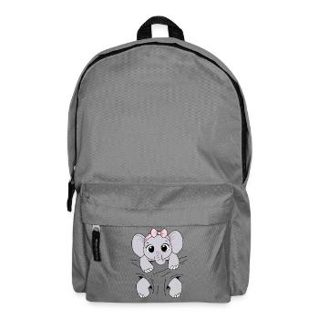 Bébé Éléphant Porter Animal Drôle Bébé Éléphant - Sac à dos - gris éléphant - Devant