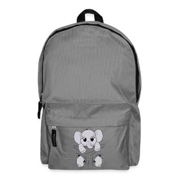 Bébé Éléphant Animal Drôle Porter Bébé Éléphant - Sac à dos - gris éléphant - Devant