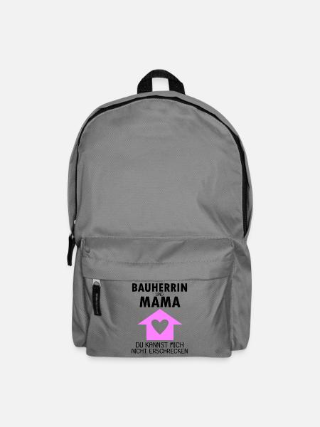 Bauherrin Mama - Rucksack - Mittelgrau