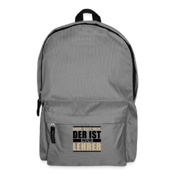 Lehrer - Rucksack - Mittelgrau - Vorne