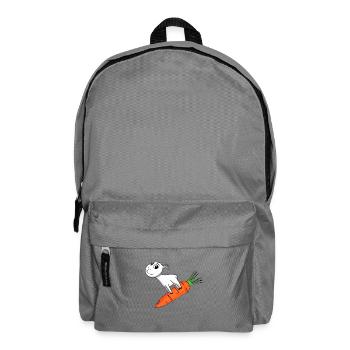Karotte Ziege Ziegenbock - Rucksack - Mittelgrau - Vorne