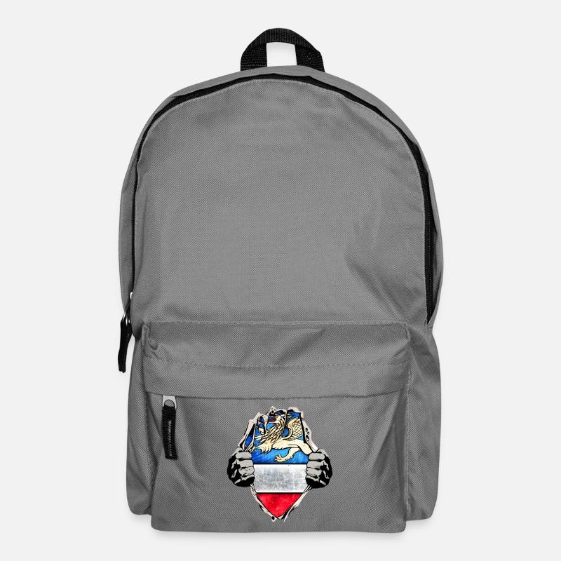 Rostock unterm Shirt - Rucksack - Mittelgrau