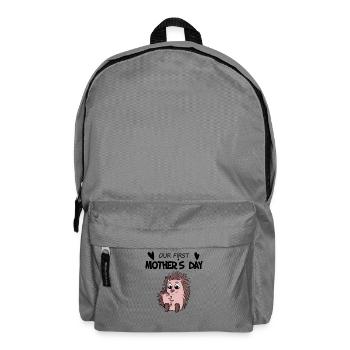 Muttertag - erster Muttertag Geschenk - Rucksack - Mittelgrau - Vorne