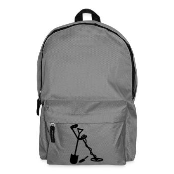 Metalldetektor - Rucksack - Mittelgrau - Vorne