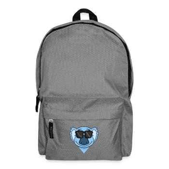 Koala with glasses - Backpack - elephant grey - Front