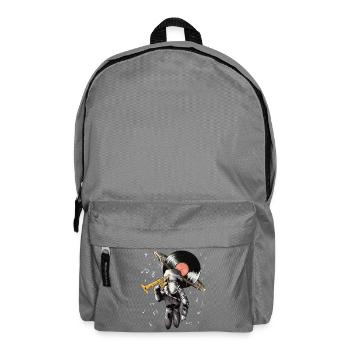 Galactic Music Astronaut with Turntable - Backpack - elephant grey - Front