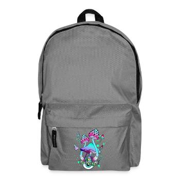 Champignons Magiques Goa Psy Trance Mushroom Art - Sac à dos - gris éléphant - Devant