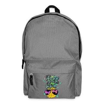 Pineapple change your thinking - Backpack - elephant grey - Front