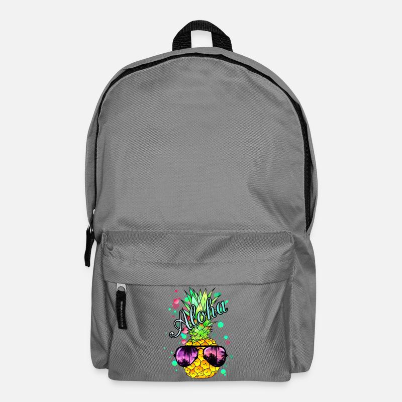 Aloha Ananas mit Sonnenbrille - Rucksack - Mittelgrau