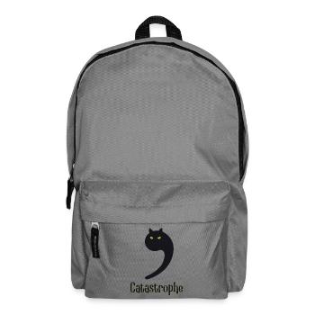 Catastrophe Cat Cats Disaster - Backpack - elephant grey - Front