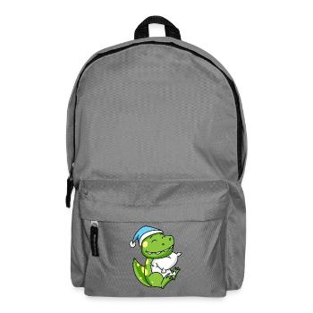 Bébé dinosaure - Sac à dos - gris éléphant - Devant