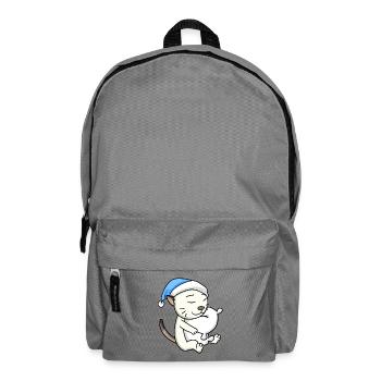 Cat cat breed Colorpoint Shorthair - Backpack - elephant grey - Front