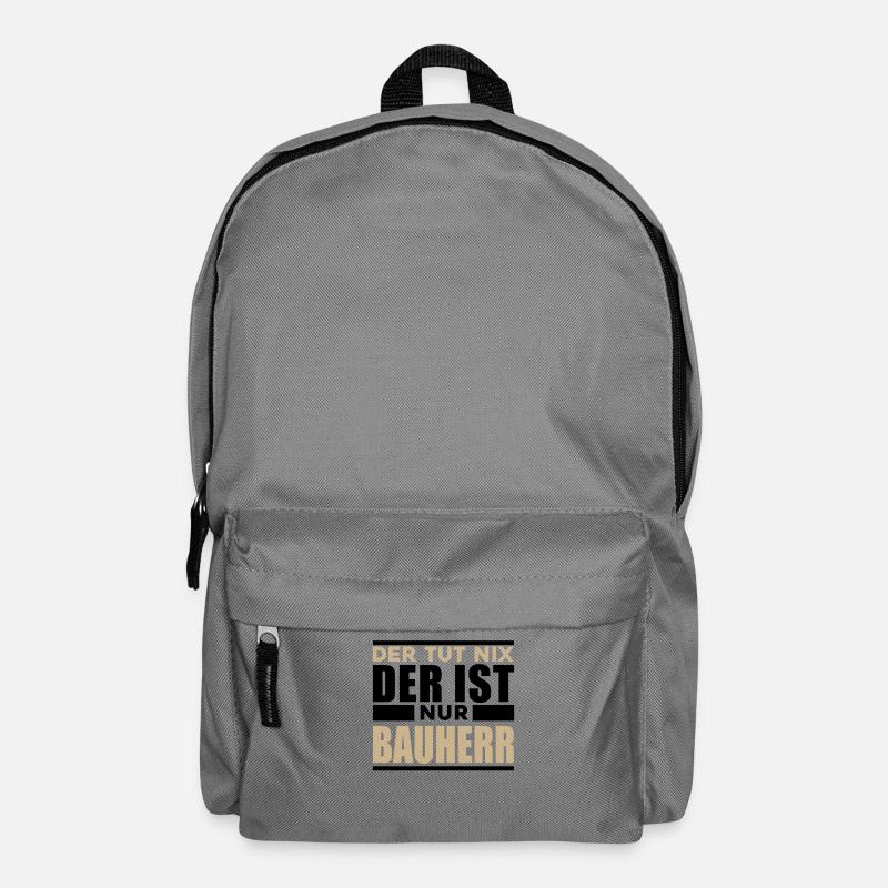Bauherr - Rucksack - Mittelgrau
