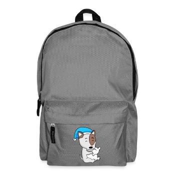 Dog Dog Breed Bull Terrier - Backpack - elephant grey - Front