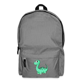 Motif de dinosaure - Sac à dos - gris éléphant - Devant