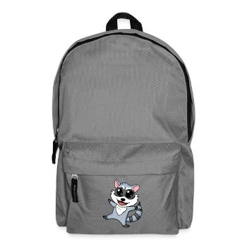 Raton laveur - Sac à dos - gris éléphant - Devant