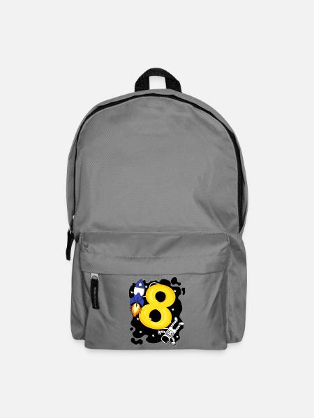 Junge 8 Jahre alt - Rucksack - Mittelgrau