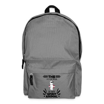 Polar Bear Polar Bear Bear - Backpack - elephant grey - Front