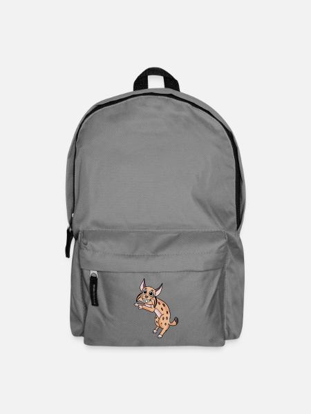 Pardelluchs Luchs Wildkatze Iberischer Luchs - Rucksack - Mittelgrau