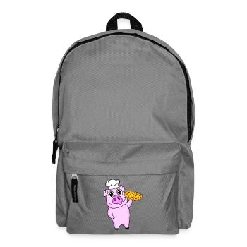 Pizza Maker Pizza Chef Pork Italian - Backpack - elephant grey - Front