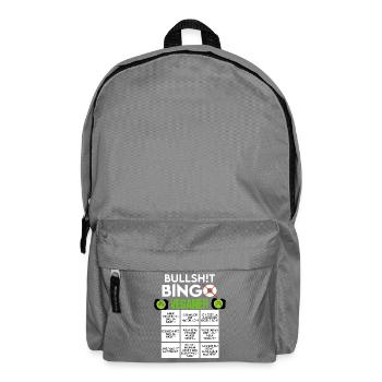 BINGO BULLSHIT VEGANER VEGAN - Rucksack - Mittelgrau - Vorne