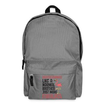 Brothermingo Normal Brother Flamingo - Backpack - elephant grey - Front