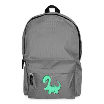 Dinosaurier Motiv - Rucksack - Mittelgrau - Vorne