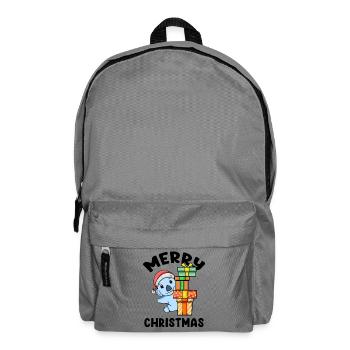 Frohe Weihnachten Koala - Rucksack - Mittelgrau - Vorne