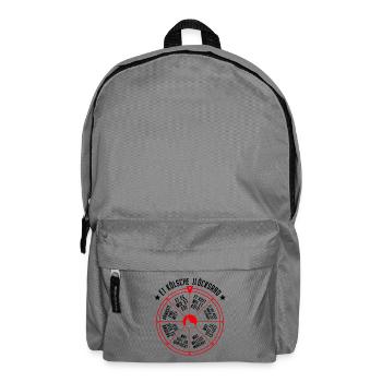 Köln Glücksrad Et Kölsche Jlöcksrad Et Kütt Kölner - Rucksack - Mittelgrau - Vorne