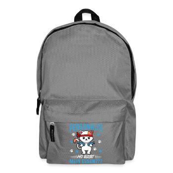 Staff!!! Where is my food??? - Backpack - elephant grey - Front