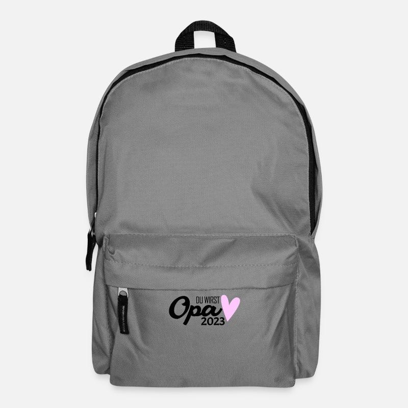 Opa 2023 - Opa werden - Bald Opa - Rucksack - Mittelgrau