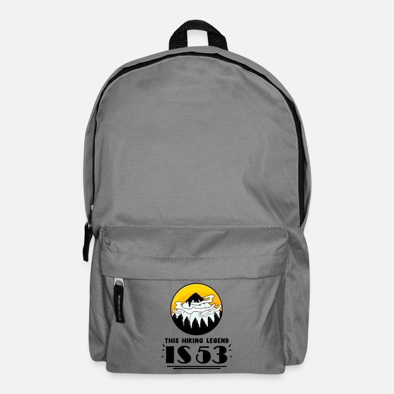 Randonneur 53e anniversaire 53 ans - Sac à dos - gris éléphant