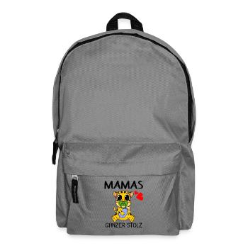 Baby Geburt Schwanger Babyspruch Sprüche - Rucksack - Mittelgrau - Vorne