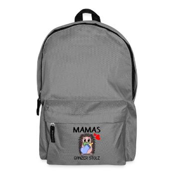 Baby Geburt Schwanger Babyspruch - Rucksack - Mittelgrau - Vorne