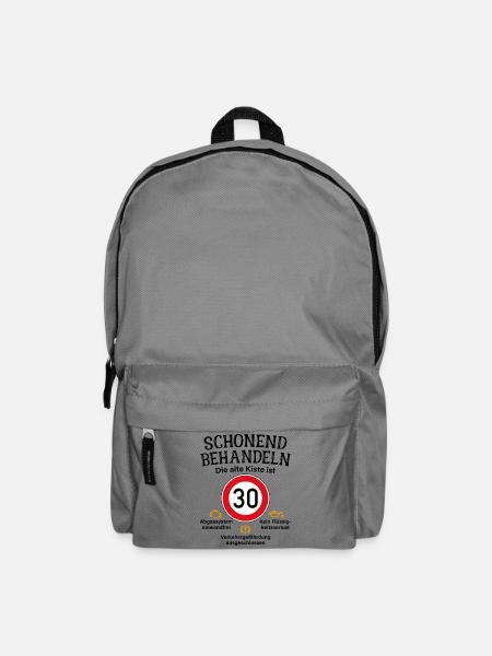 30. Geburtstag Schonend Behandeln Alte Kiste 30 - Rucksack - Mittelgrau