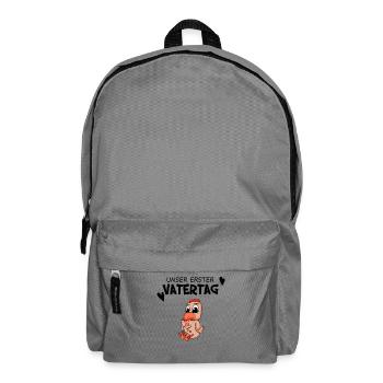 Vatertag - erster Vatertag Geschenk - Rucksack - Mittelgrau - Vorne