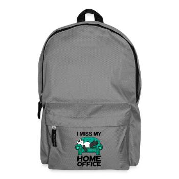Bureau à domicile Miss Humour Drôle - Sac à dos - gris éléphant - Devant