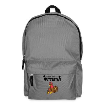 Muttertag - erster Muttertag Geschenk - Rucksack - Mittelgrau - Vorne