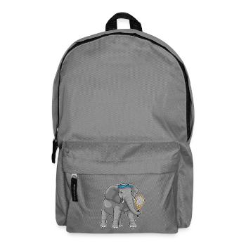 Raquette de tennis d’éléphant - Sac à dos - gris éléphant - Devant