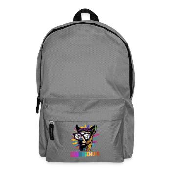 Hasta La Vista Einschulung 5.Klasse Lama Alpaka - Rucksack - Mittelgrau - Vorne