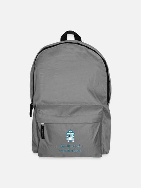Wer Meer hat braucht weniger - Rucksack - Mittelgrau