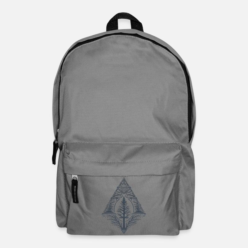 Pagan Baum Tanne Germanen Symbol Triskele Okkult - Rucksack - Mittelgrau