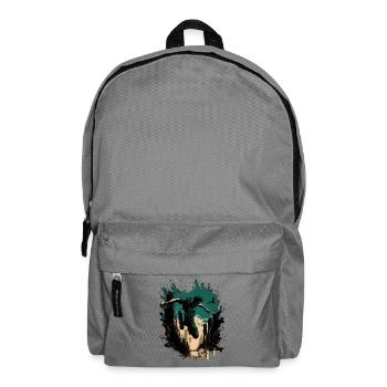 Parkour runners in the city - Backpack - elephant grey - Front