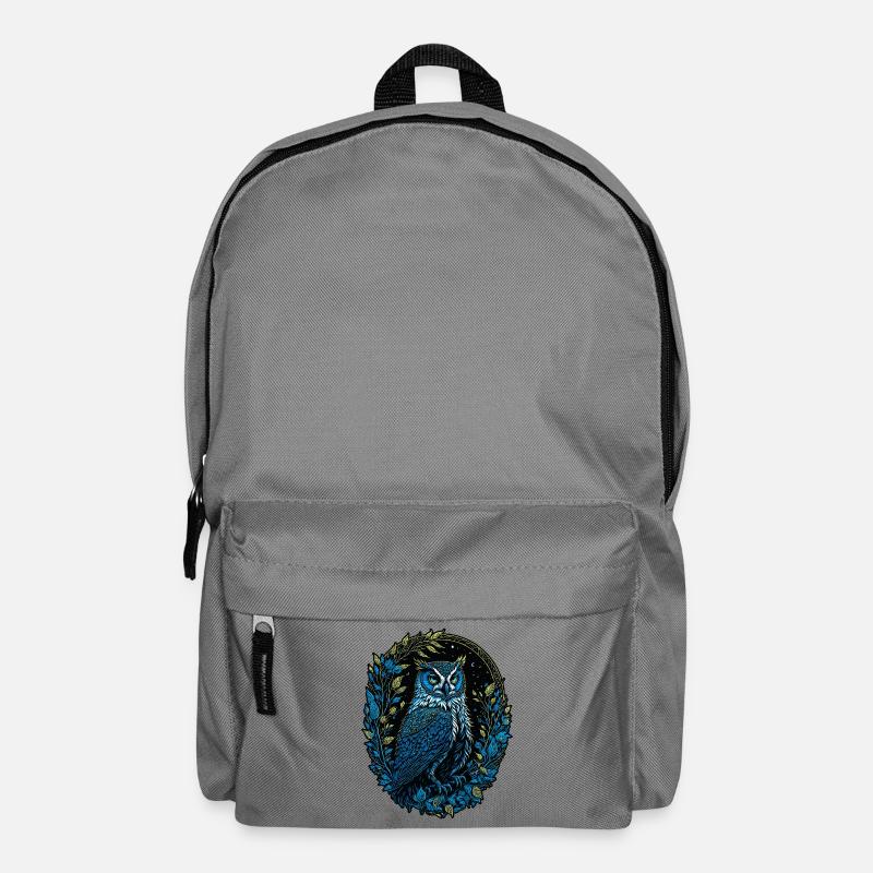 Eagle owl - Backpack - elephant grey