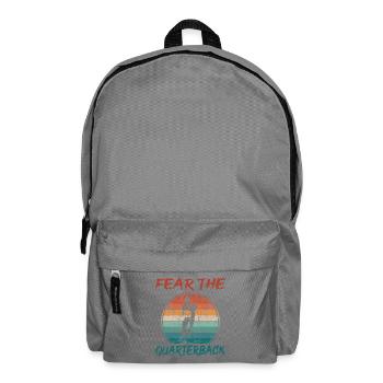 Quarterback American Football Retro - Rucksack - Mittelgrau - Vorne