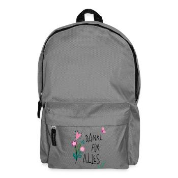Danke für Alles - Rucksack - Mittelgrau - Vorne