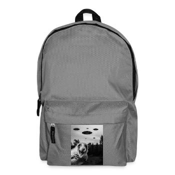 Possum Alien Invasion Uap Weirdcore - Backpack - elephant grey - Front