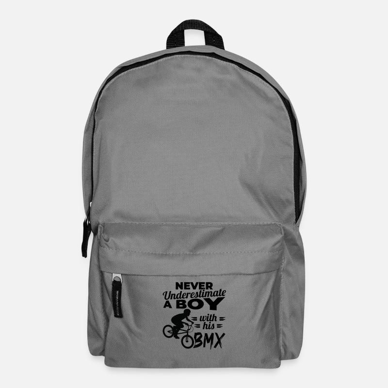 BMX Junge - Rucksack - Mittelgrau