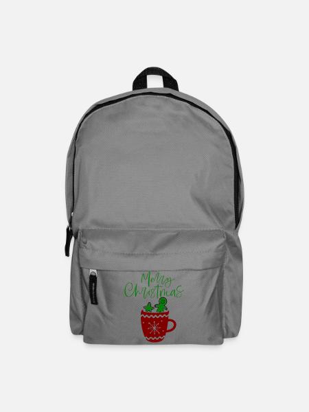 Merry Christmas, Plätzchen - Rucksack - Mittelgrau