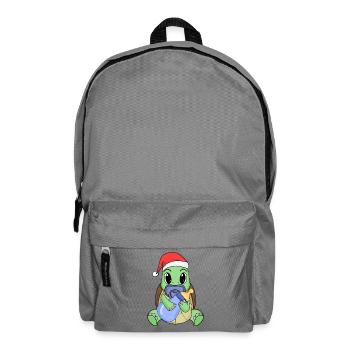 Turtle Baby Christmas - Backpack - elephant grey - Front